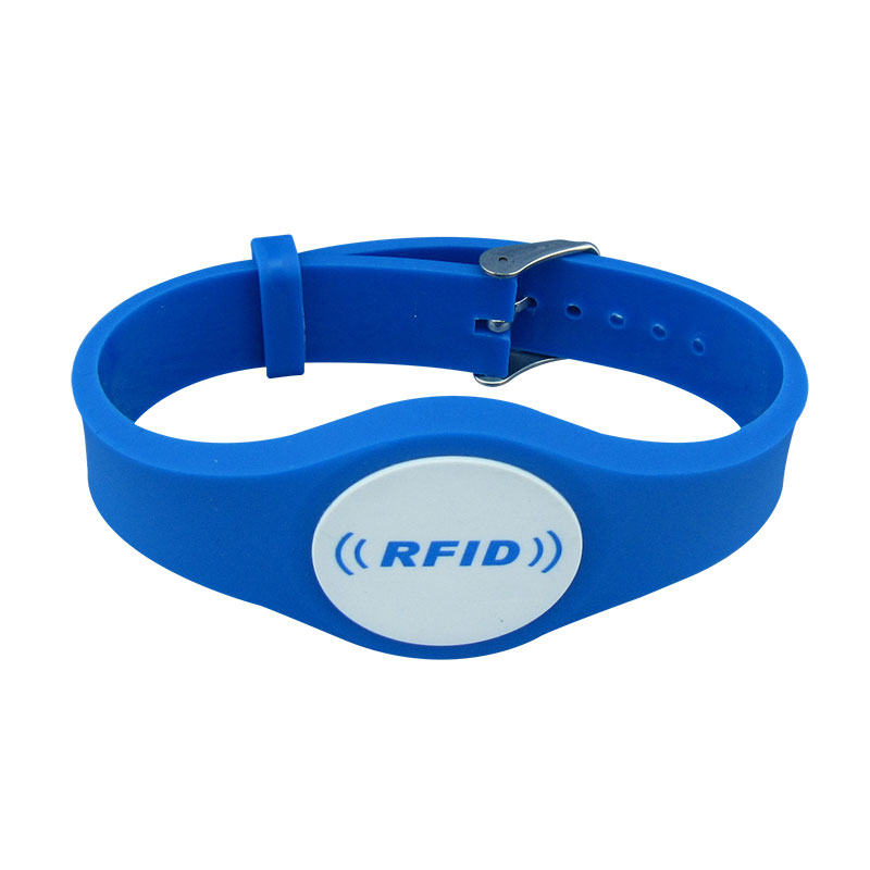 125KHZ ID Slap RFID ربڑ Pvc کلائی بند