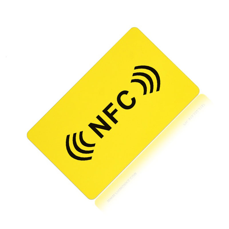 13.56MHZ فریکوئنسی پلاسٹک RFID Nfc کنٹیکٹ لیس ادائیگی سیکیورٹی nfc سمارٹ کارڈ